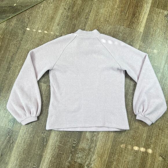 Walter Baker Puff Sleeve Mock Neck Sweater Pink Long Sleeve - Picture 6 of 6